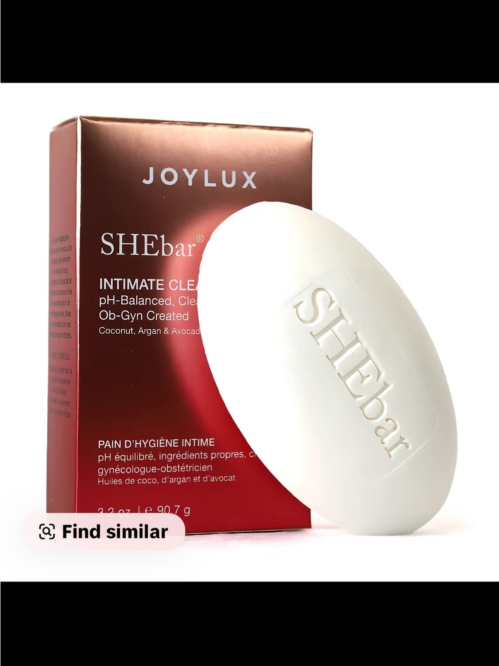 SHEbar Intimate Cleansing Bar - White Never opened- still in original box sealed
